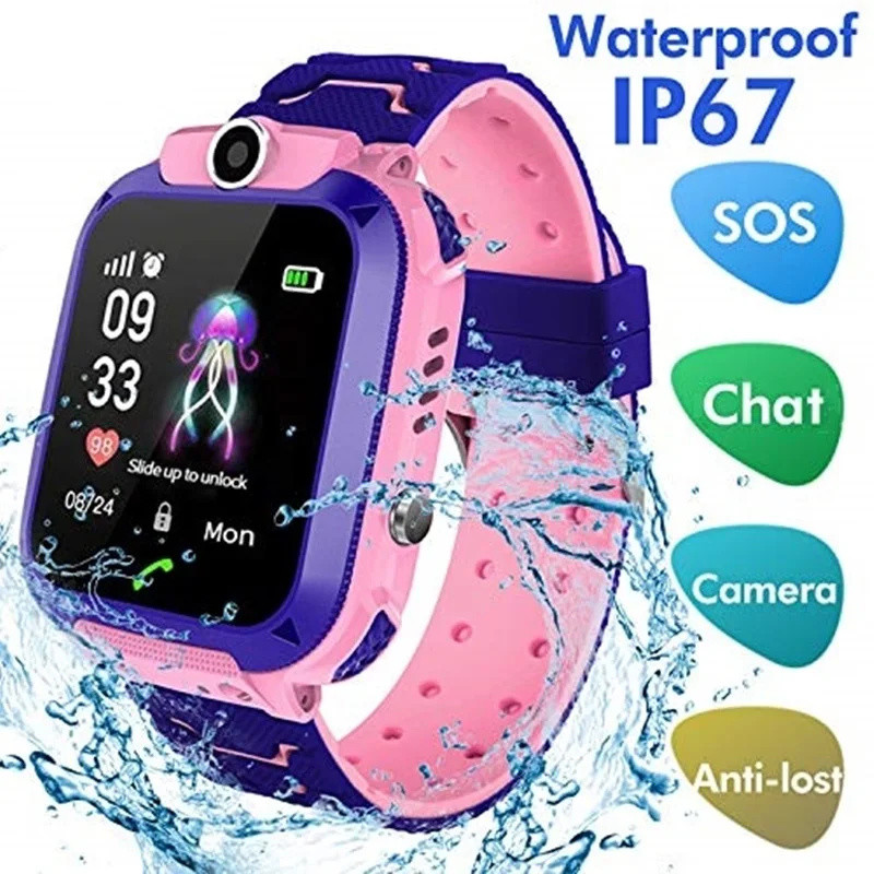 Smartwatch Watches Gift For Boys - Reloj inteligente 2G para niños, llamada