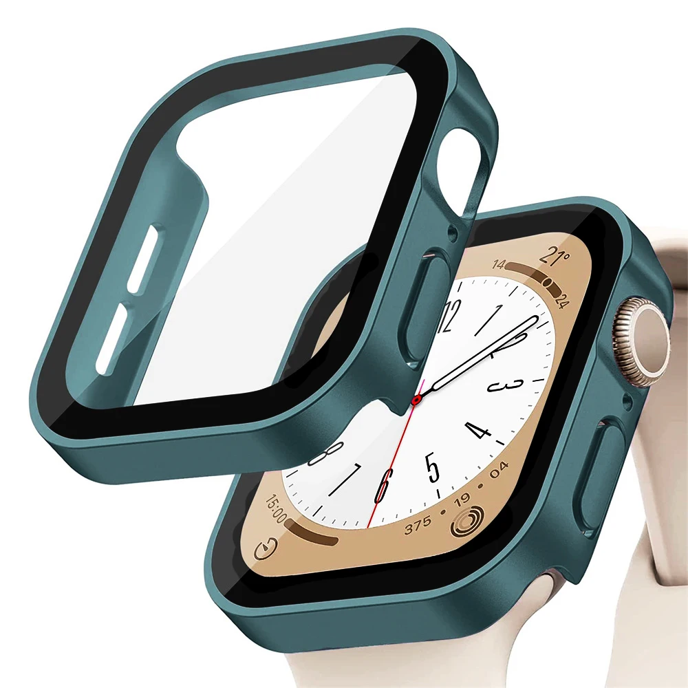 Watches Not Smartwatch - Vidrio + cubierta para Apple Watch