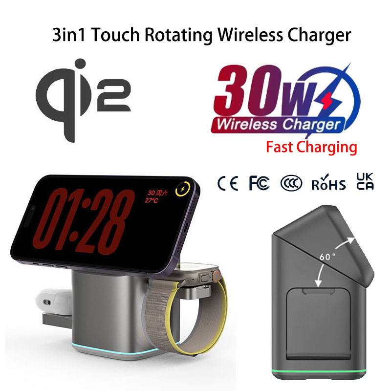 Watches Smartwatch Samsung - Praiser 25W Qi2 plegable táctil rotación