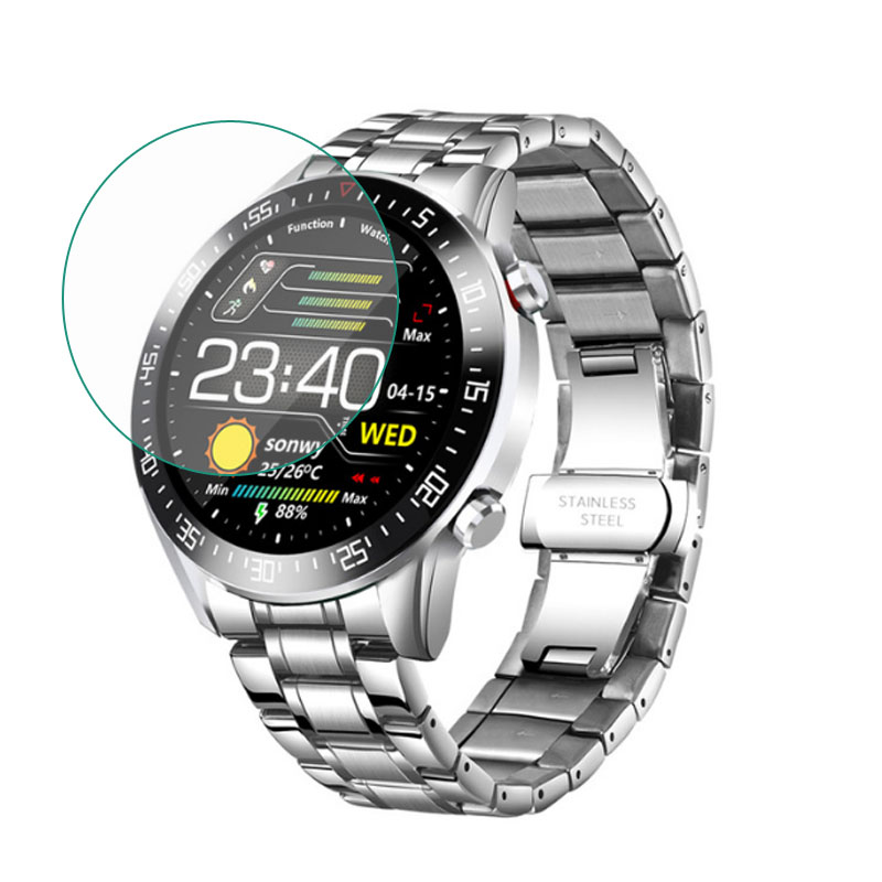 Smartwatch New Watches For Men - LIGE-Película protectora transparente para reloj inteligente,