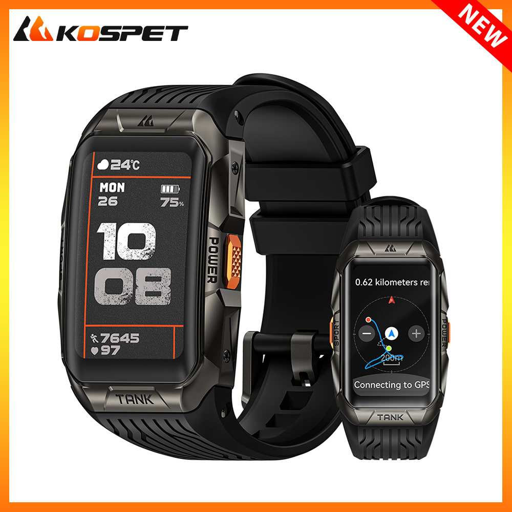 Smartwatch Military Watches For Men - 2025 KOSPET TANK X2 Ultra reloj