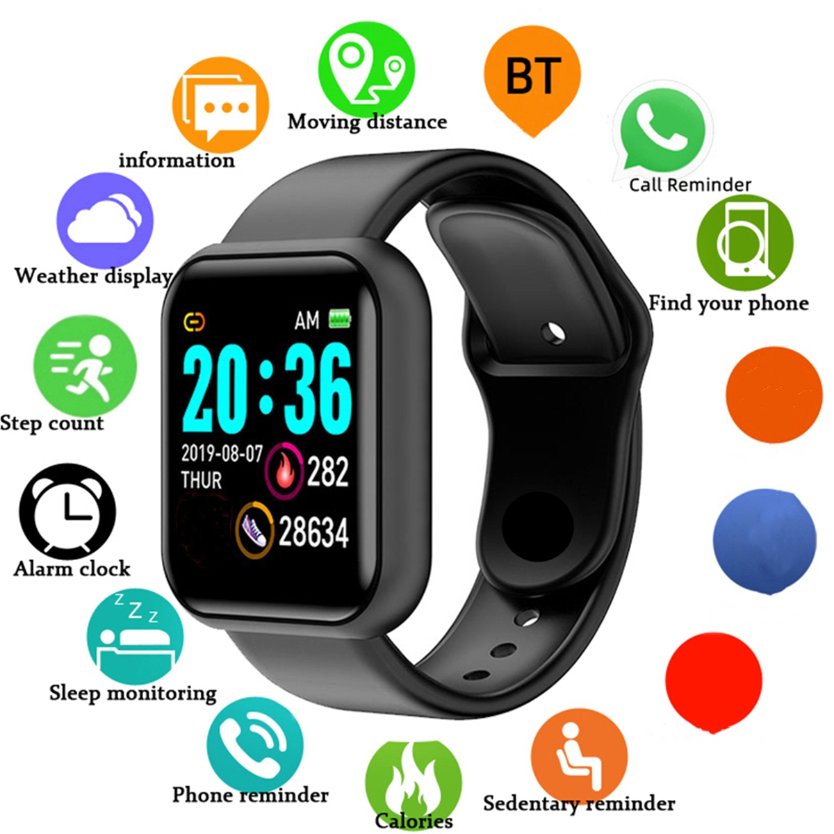 Smartwatch Watches Price - Relojes inteligentes para hombre, pantalla a