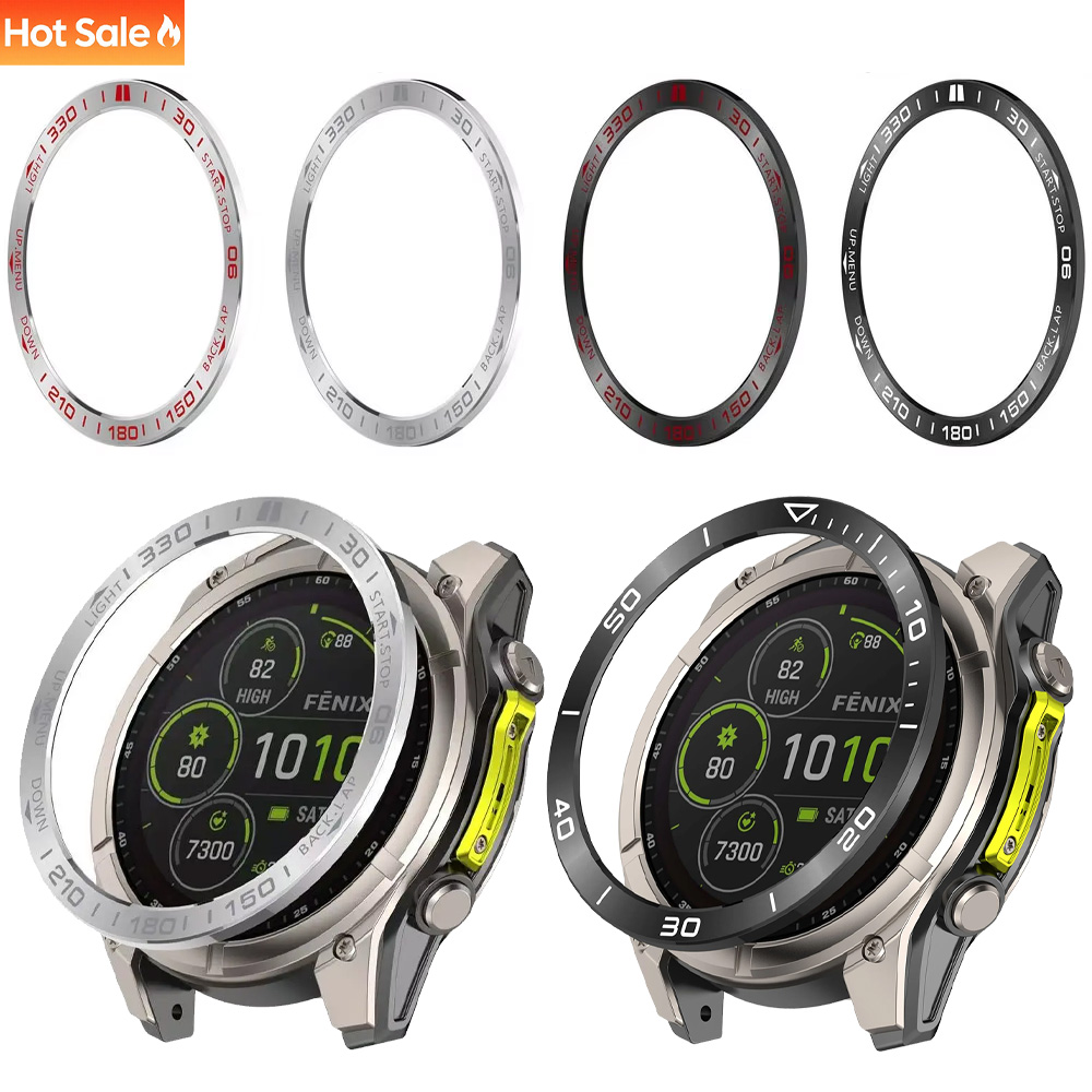 Watch Bezel Insert - Anillo de Bisel Metálico para Garmin