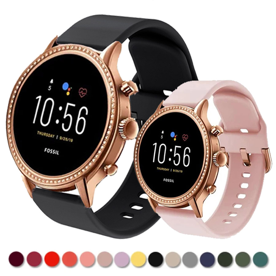 Fossil Watches Smartwatch Gen 4 - Correa de silicona para reloj inteligente