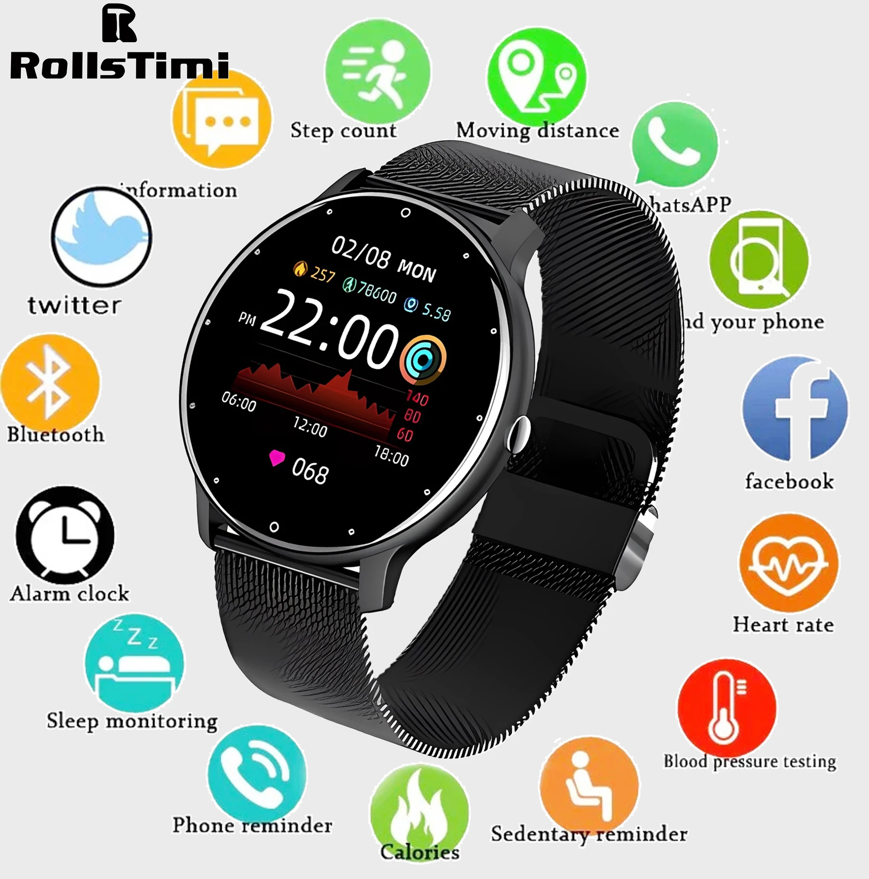 Watch Iwo - Reloj inteligente para hombre, Bluetooth, llamada
