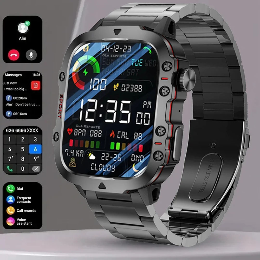 Watch Iwo - 2025 nuevo reloj inteligente militar para