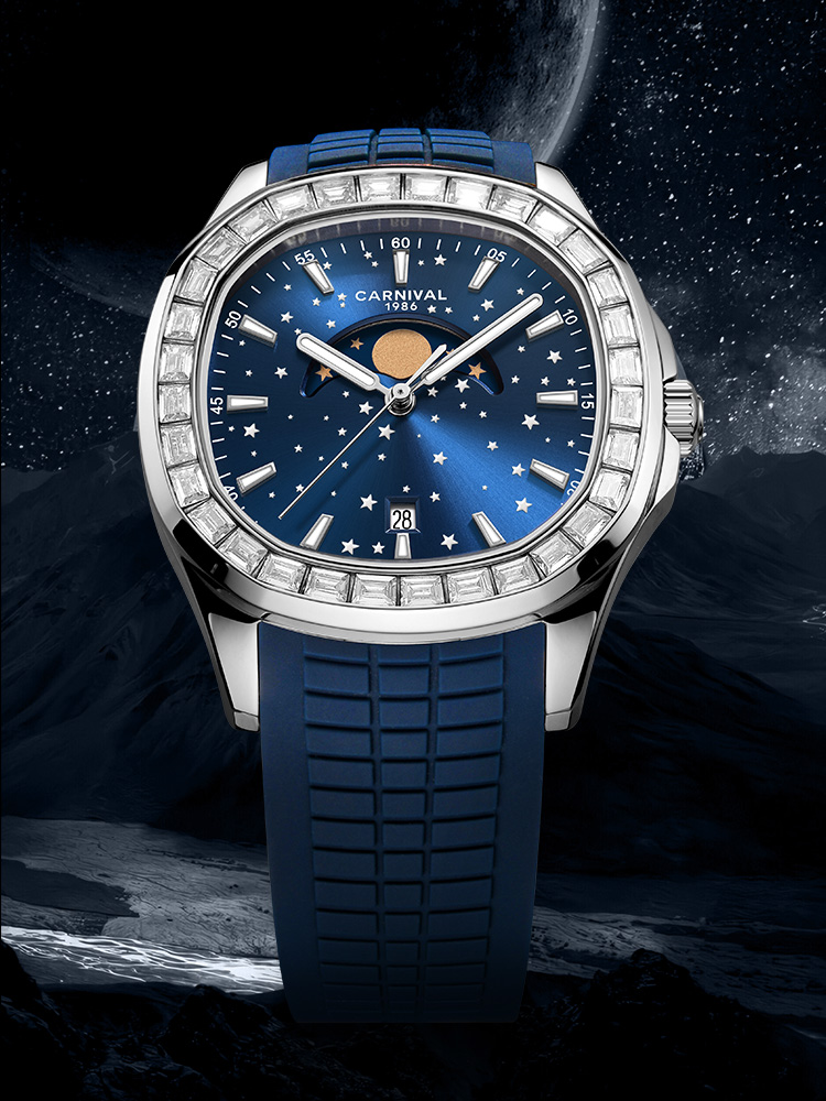 Smartwatch Casual Watches For Men - Reloj de cuarzo Ronda Carnival de