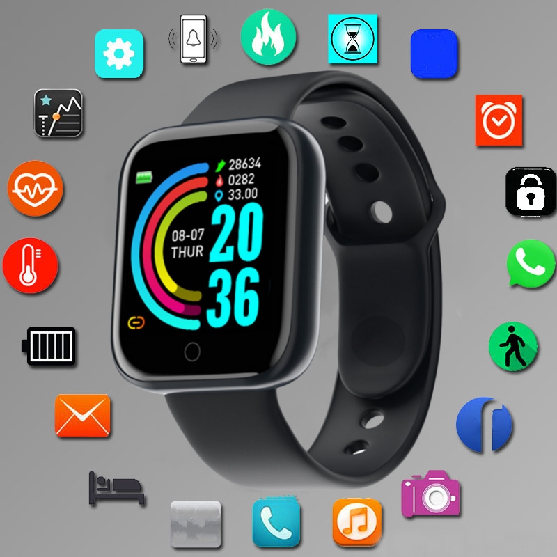 Watch Smart Y68 - Reloj inteligente para hombre, relojes deportivos,