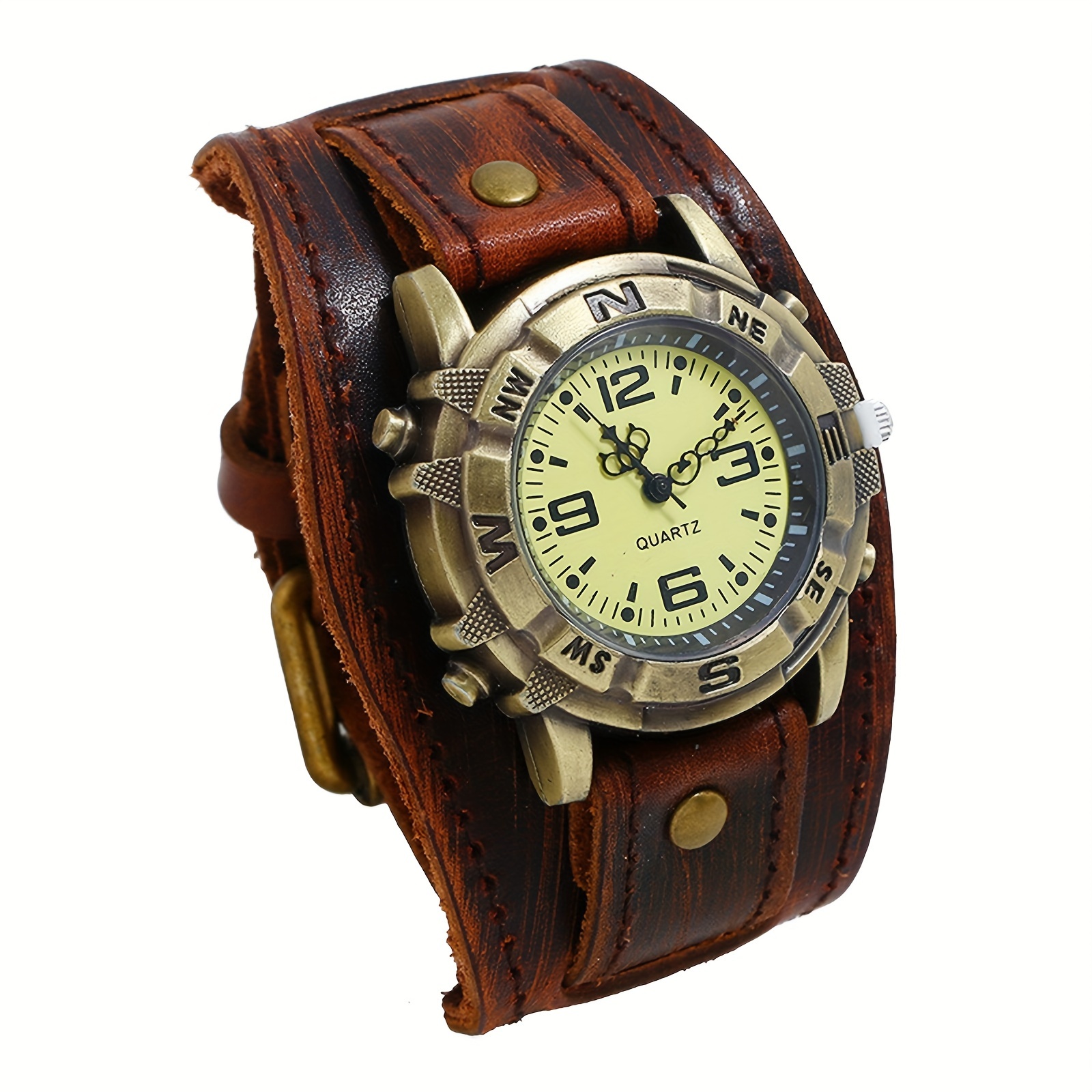 Smartwatch Casual Watches For Men - 【Halloween】 1 reloj de cuero genuino