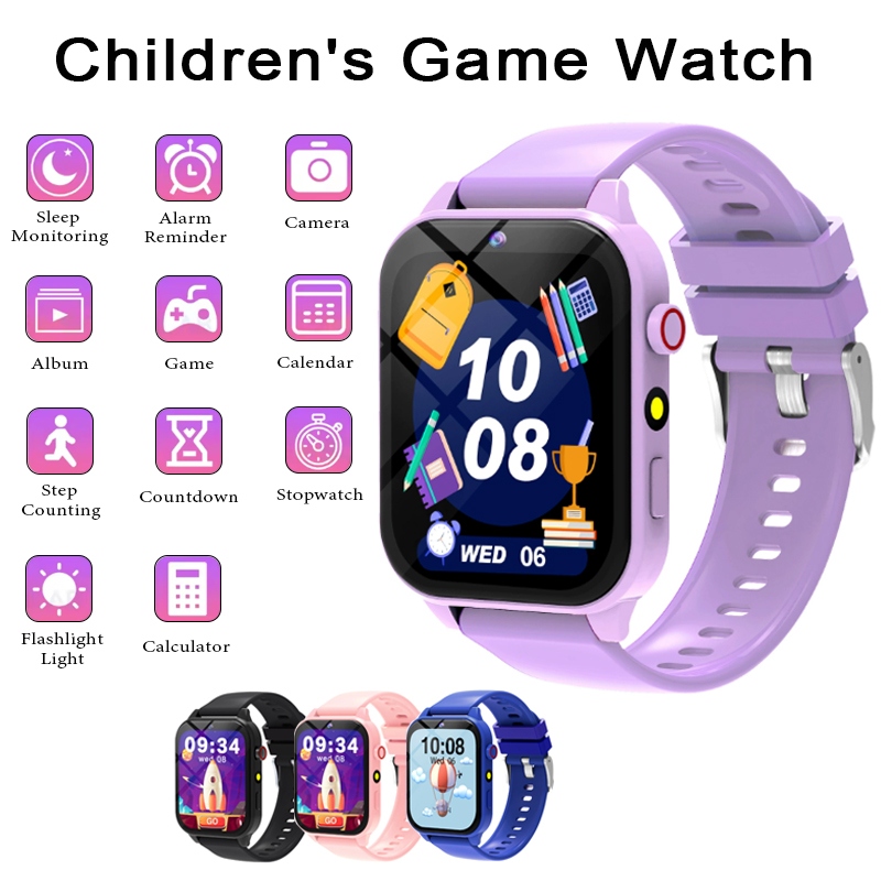 Smartwatch Watches Gift For Boys - Reloj inteligente para juegos infantiles, pantalla