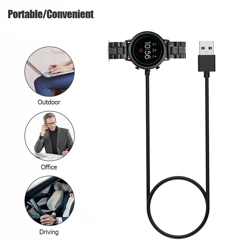 Fossil Watches Smartwatch Gen 4 - Base de carga rápida magnética USB