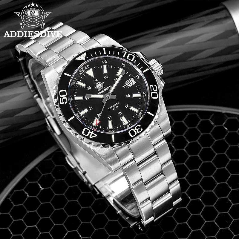Watch Bezel Insert - Reloj ADDIESDIVE para hombre 8215, reloj