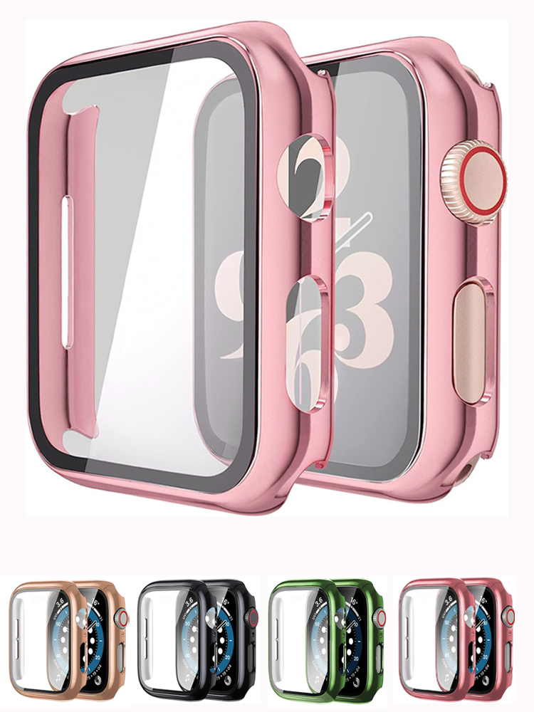 Watches Not Smartwatch - Vidrio + funda para Apple Watch