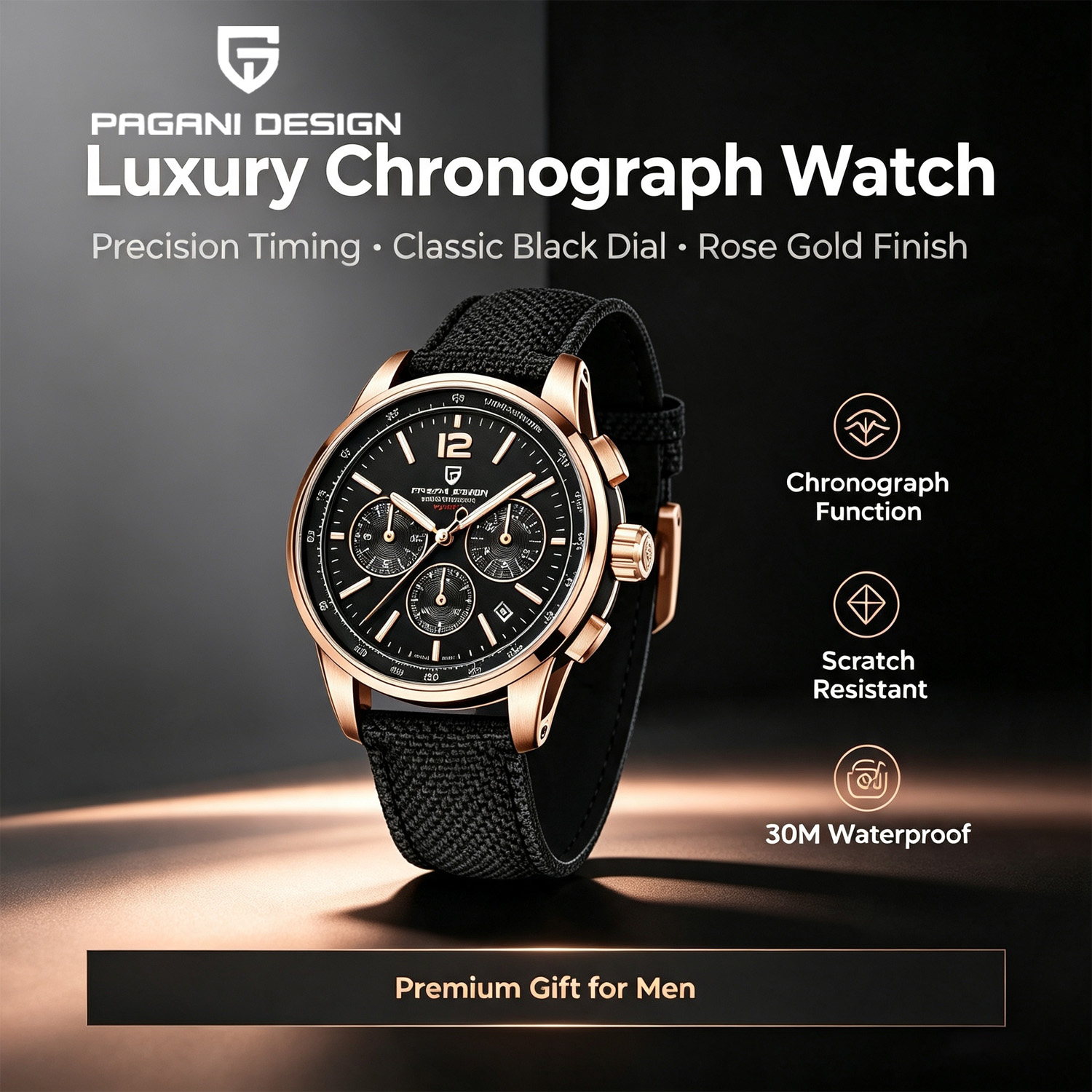 Smartwatch New Watches For Men - Reloj de Cuarzo para Hombre Pagani