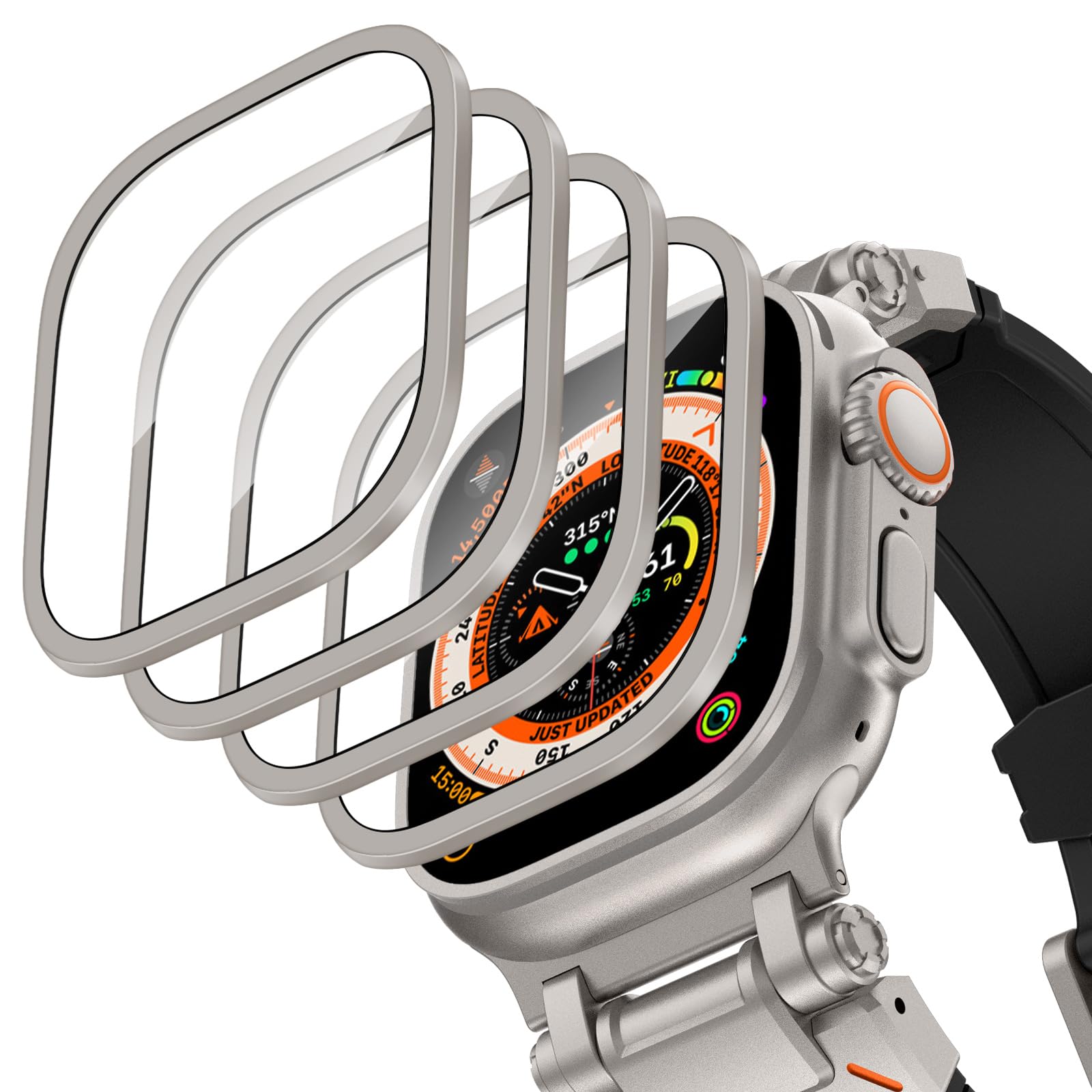 Smartwatch Watches Gift For Men - Funda de aleación de aluminio +
