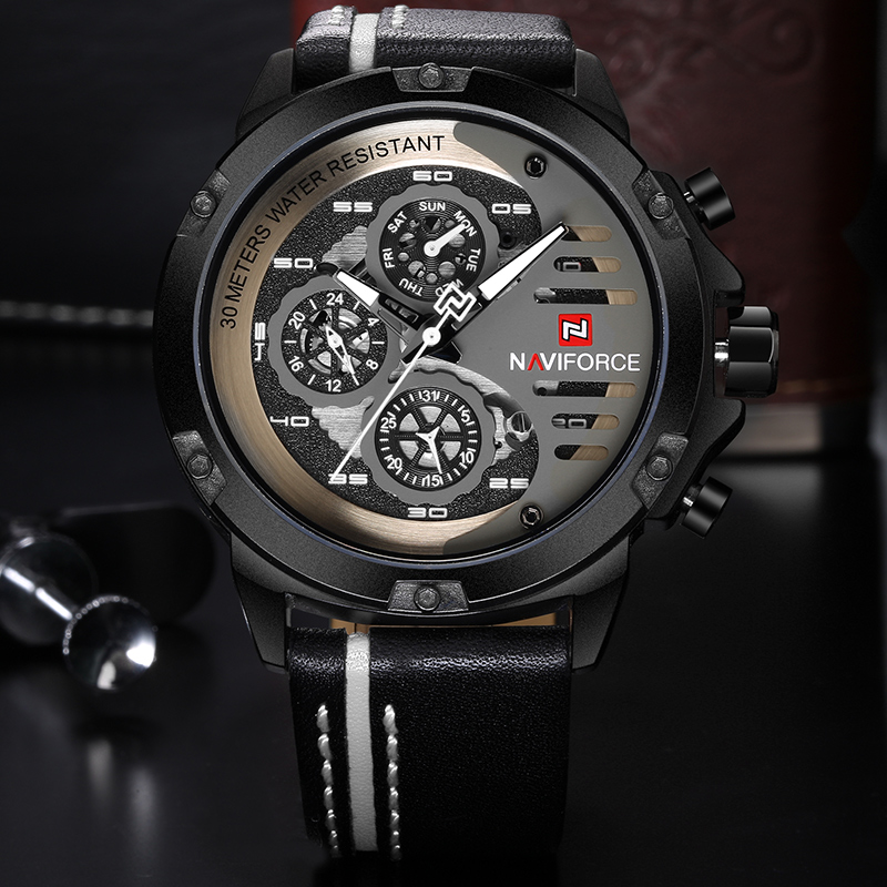 NAVIFORCE, nuevo reloj deporti - Smartwatch Military Watches For Men reseña y precio