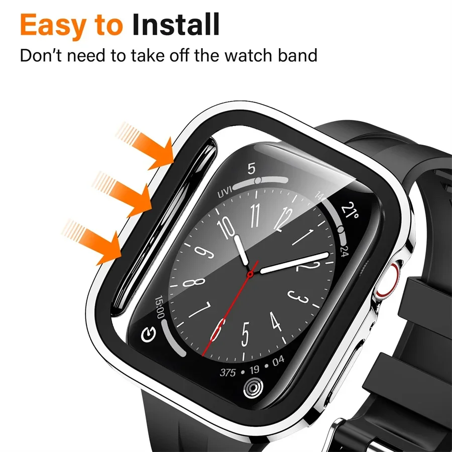 Vidrio + funda para Apple Watc - Watches Not Smartwatch reseña y precio