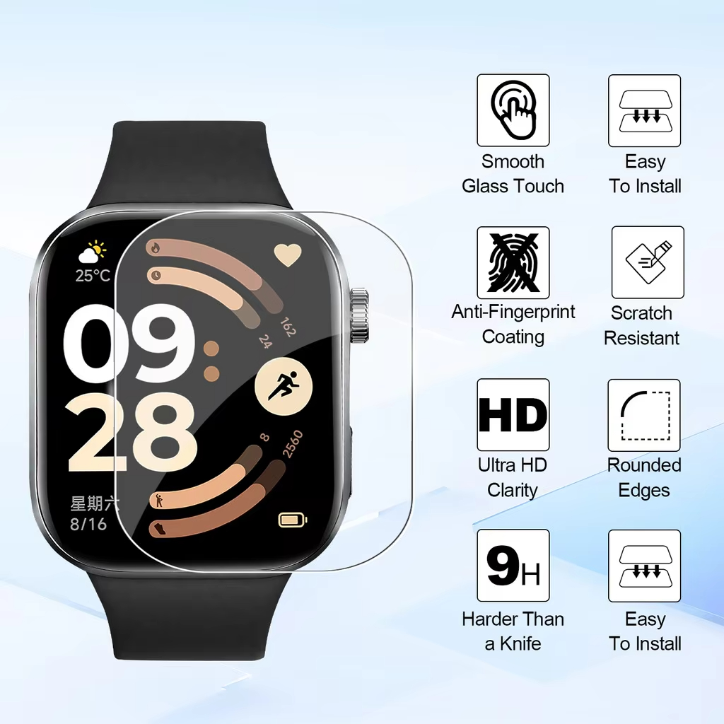 Película suave para Xiaomi Red - Smartwatch Watches Xiaomi reseña y precio