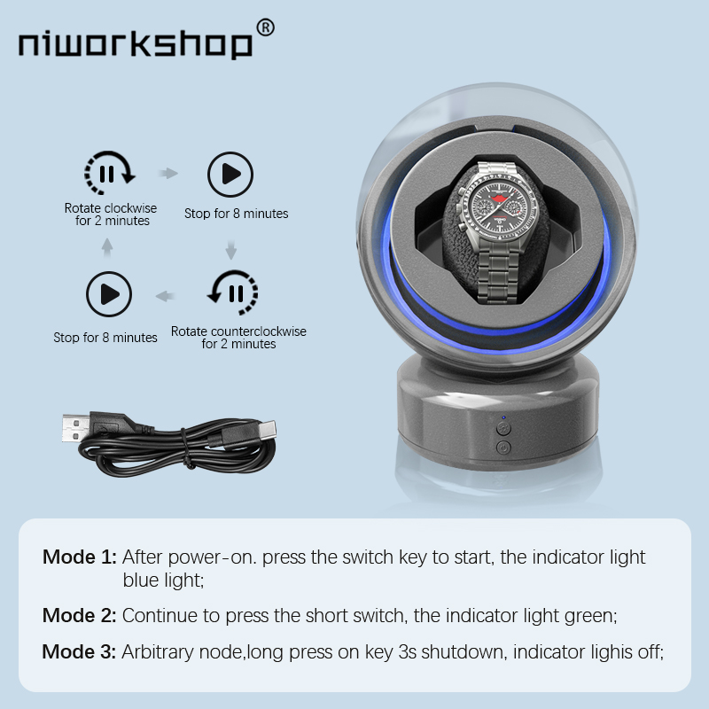Niworkshop-Enrollador de reloj - Watch Winder Single reseña y precio