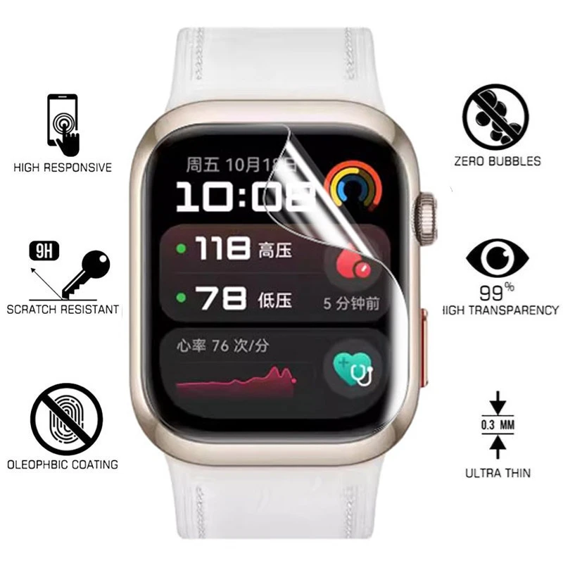 Película de hidrogel de TPU pa - Watches Not Smartwatch reseña y precio