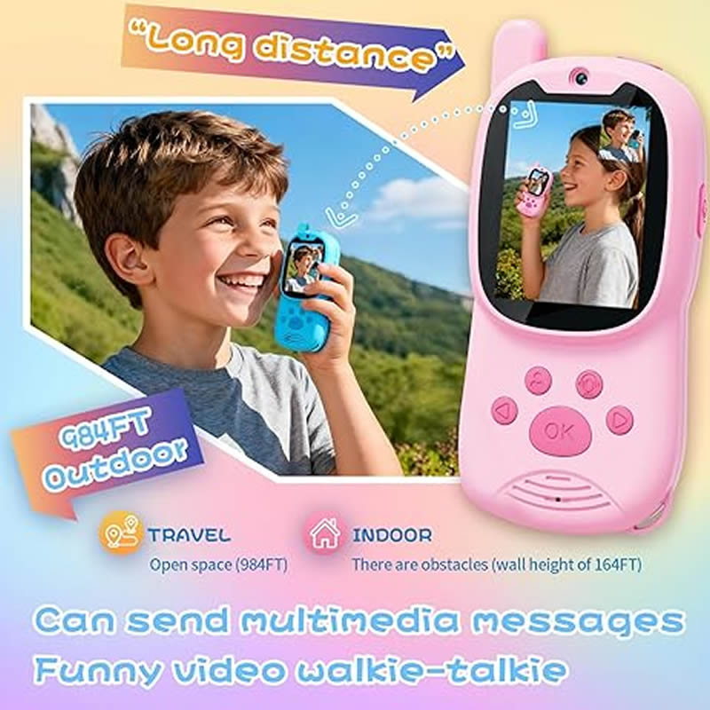 Walkie Talkies Lindos, Paquete - Smartwatch Watches Gift For Boys reseña y precio