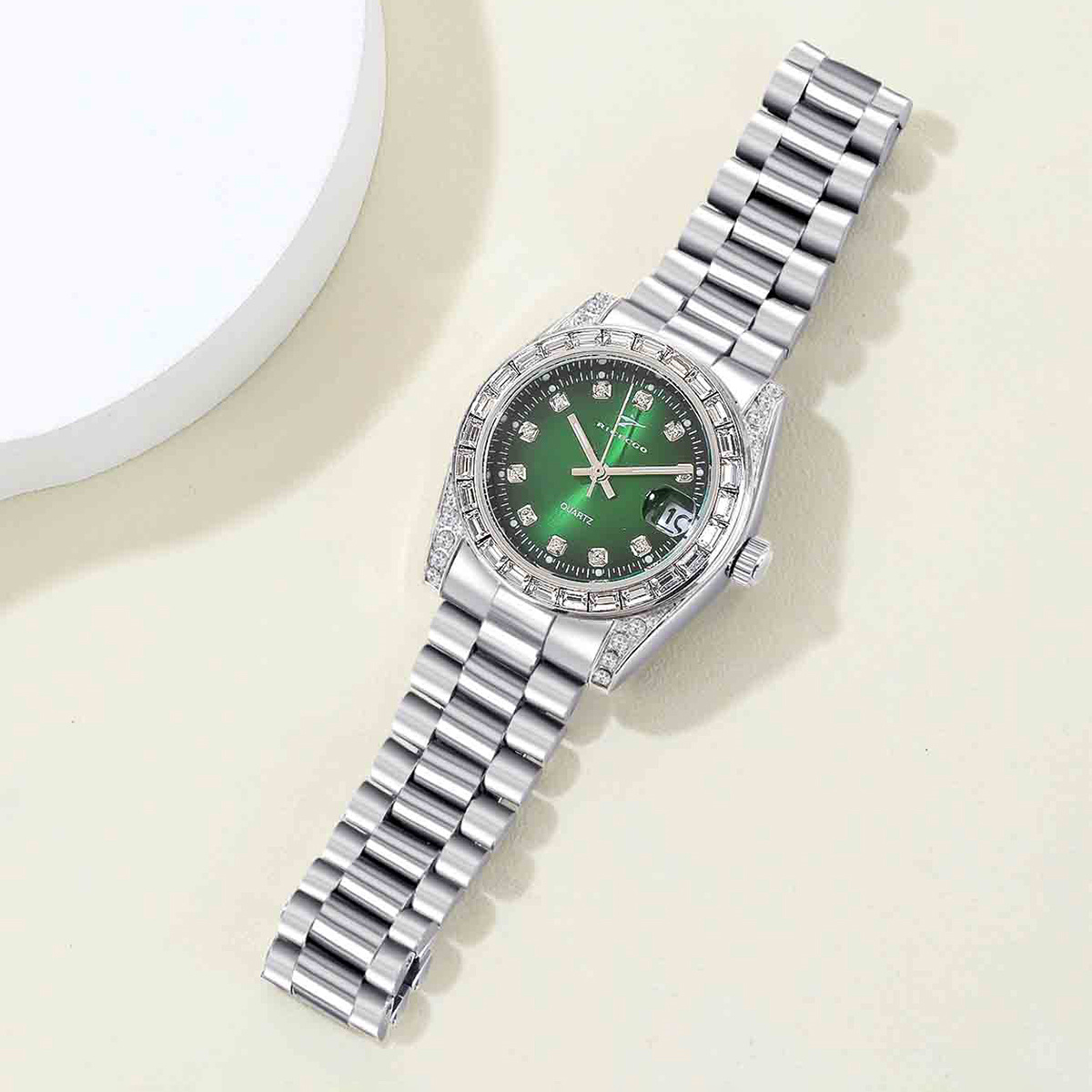 Reloj clásico para mujer con e - Watch Bezel Insert reseña y precio