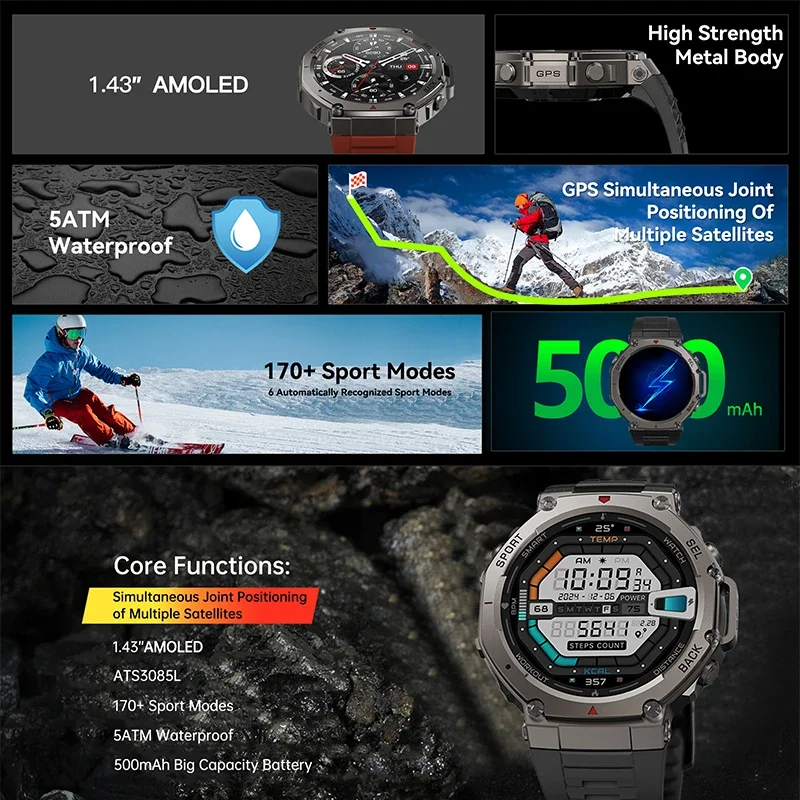 Nuevo Reloj Inteligente Milita - Smartwatch Military Watches For Men reseña y precio