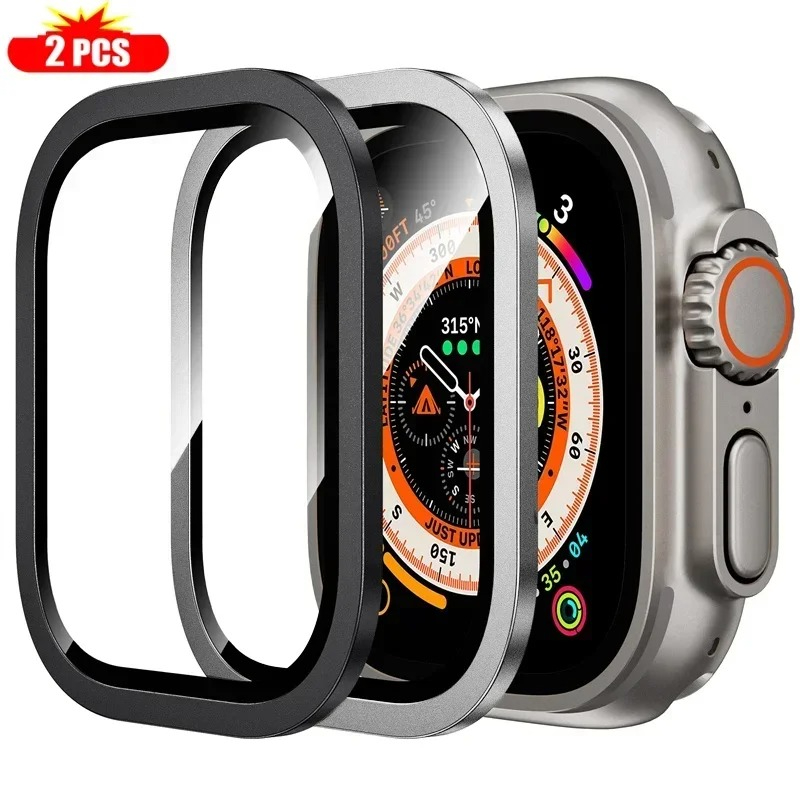 2 uds vidrio templado para App - Smartwatch Watches Gift For Men reseña y precio