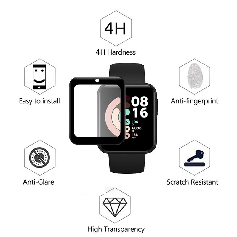 2 uds vidrio templado para Red - Smartwatch Watches Xiaomi reseña y precio
