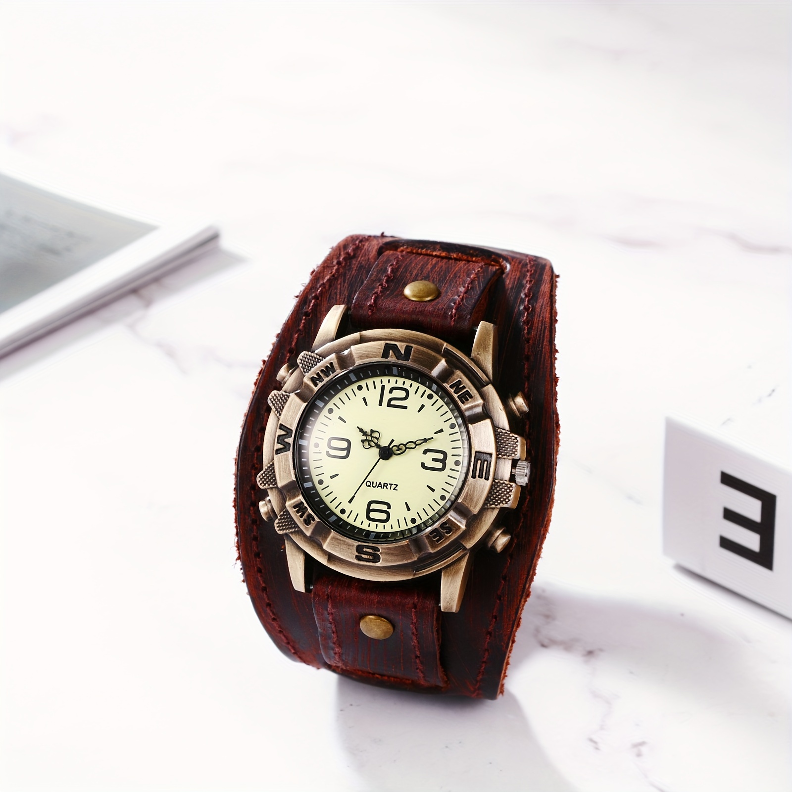 【Halloween】 1 reloj de cuero g - Smartwatch Casual Watches For Men reseña y precio
