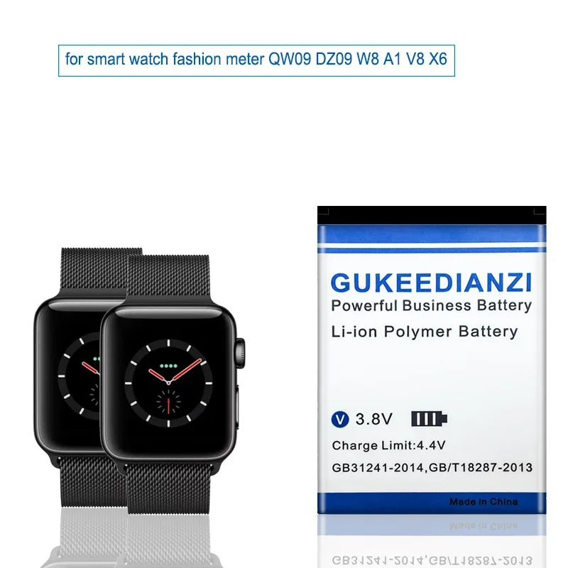 Batería de reloj LQ-S1 de 630m - Watch V8 reseña y precio