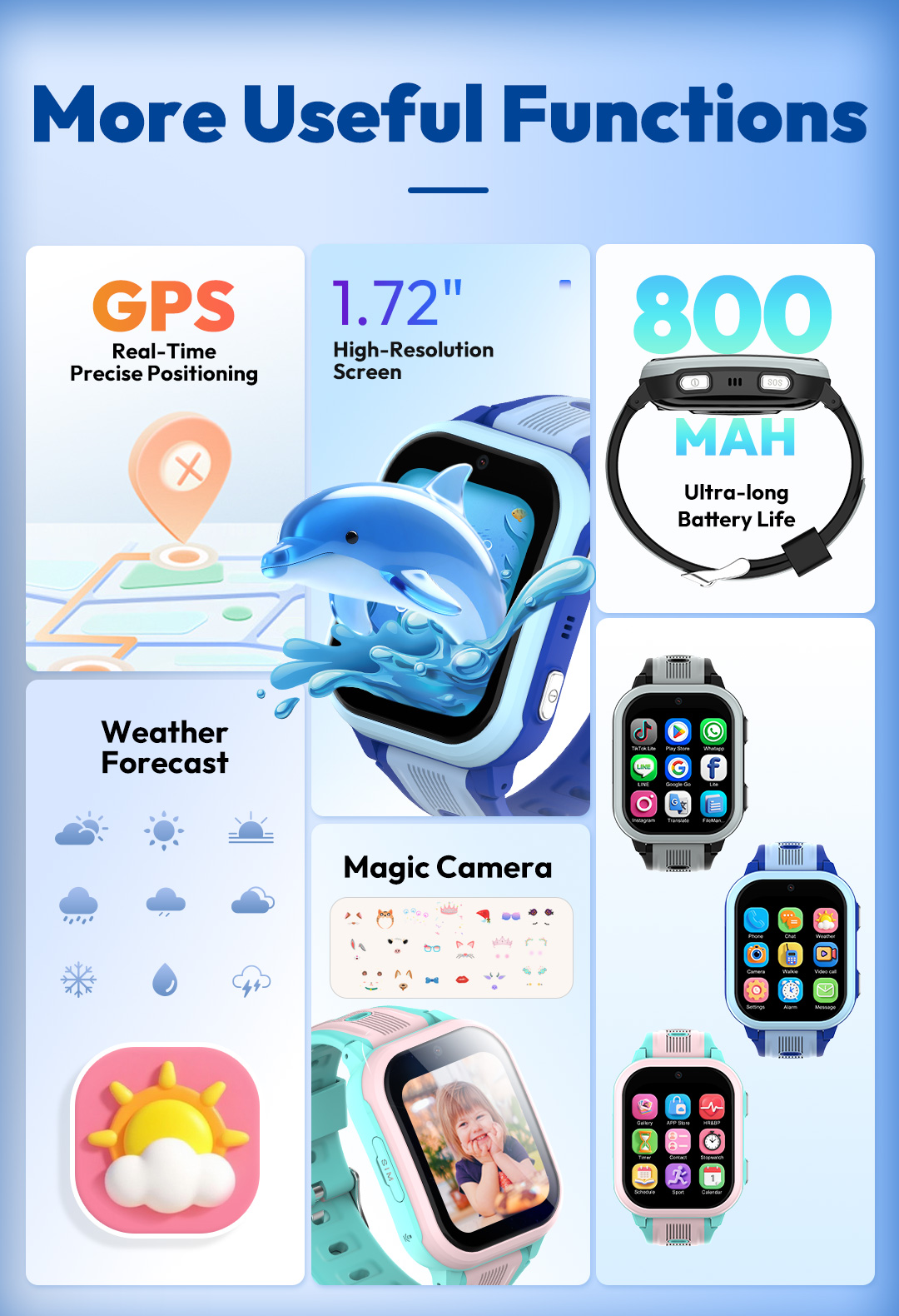 Reloj Inteligente KT41 - Reloj - Smartwatch Watches Gift For Boys reseña y precio