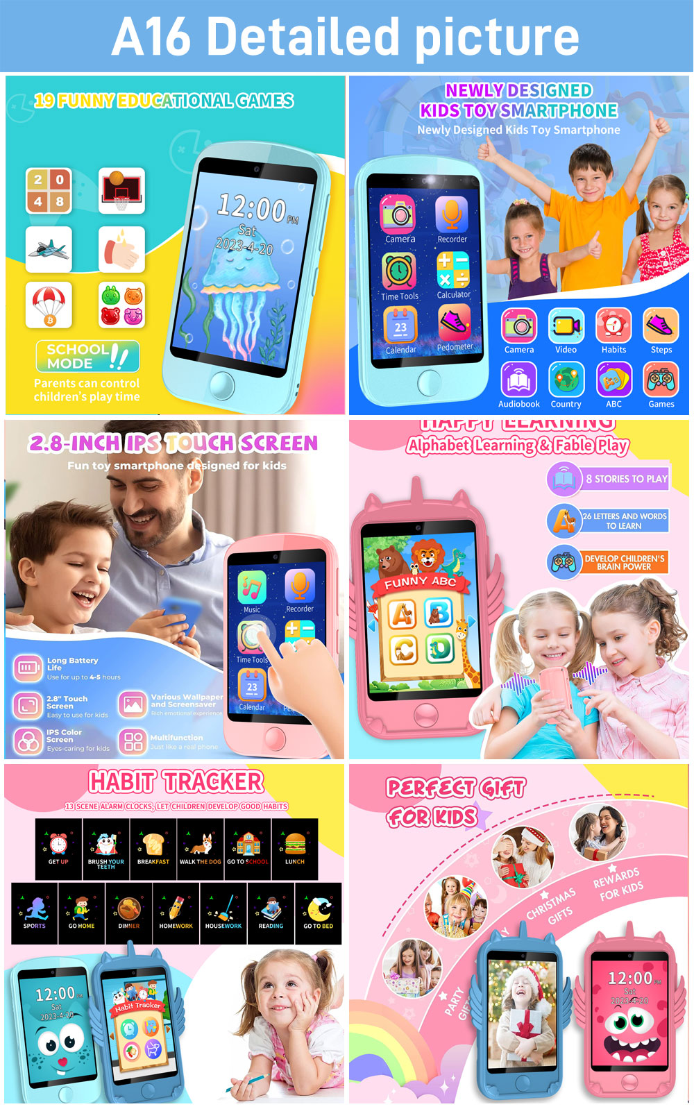 Reloj inteligente para niños 2 - Smartwatch Watches Gift For Boys reseña y precio