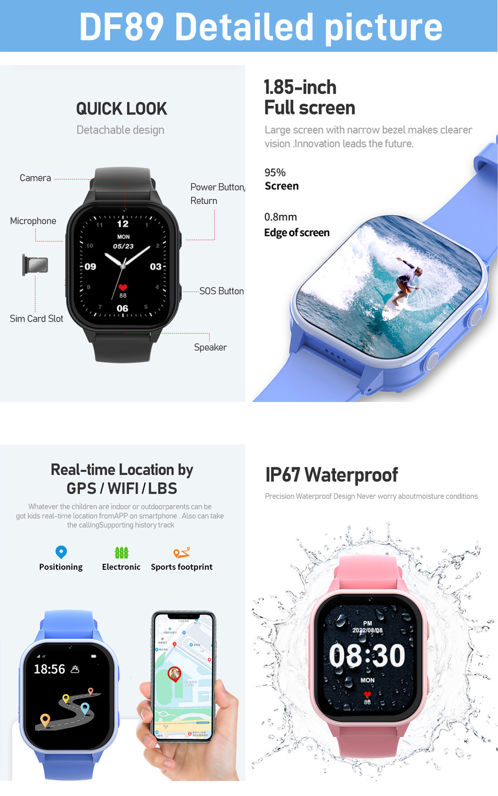 Reloj inteligente para niños 2 - Smartwatch Watches Gift For Boys reseña y precio