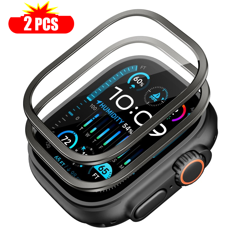2 uds vidrio templado para App - Smartwatch Watches Gift For Men reseña y precio