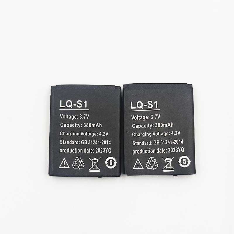 LQ-S1 3,7 V 380mAh batería par - Watch V8 reseña y precio